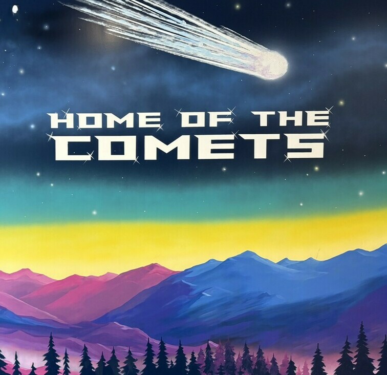 Home of the Comets Mural